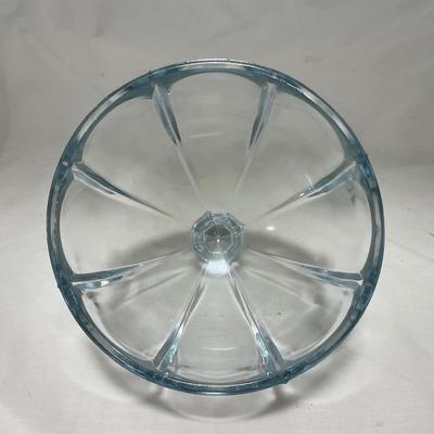 -59- Clear Glass | Covered Butter Dish