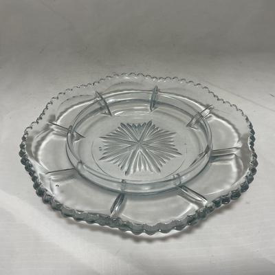 -59- Clear Glass | Covered Butter Dish