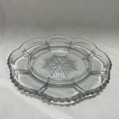 -59- Clear Glass | Covered Butter Dish