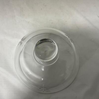 -64- Clear Glass | Mid Century Star Burst | Covered Butter Dish | Lidded Jar | Sugar & Creamer