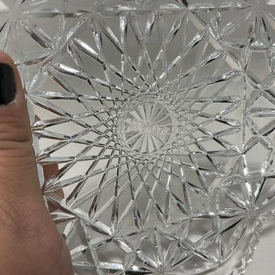 -65- Clear Glass | Small but Tall | Covered Butter Dish