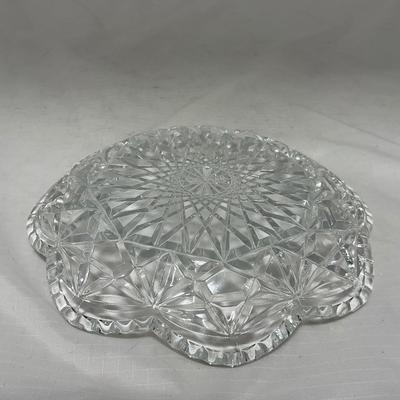 -65- Clear Glass | Small but Tall | Covered Butter Dish