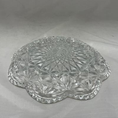 -65- Clear Glass | Small but Tall | Covered Butter Dish