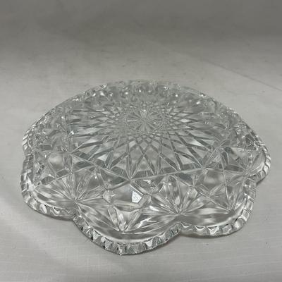 -65- Clear Glass | Small but Tall | Covered Butter Dish
