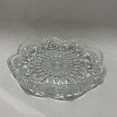 -65- Clear Glass | Small but Tall | Covered Butter Dish