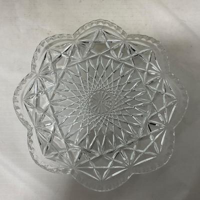 -65- Clear Glass | Small but Tall | Covered Butter Dish