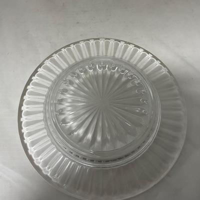 -67- Satin | Hand Painted Glass | Covered Butter Dish, Sugar & Creamer | Lidded Jar | Cruet