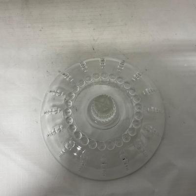 -82- Clear Glass Set of Two | Small Butter Dishes