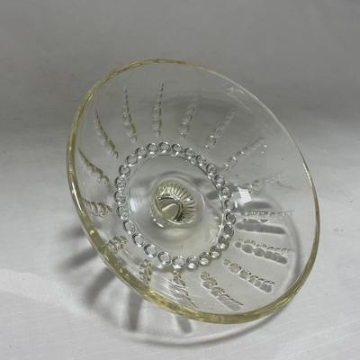 -82- Clear Glass Set of Two | Small Butter Dishes