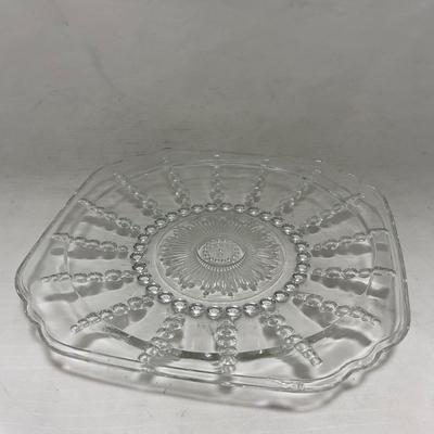-82- Clear Glass Set of Two | Small Butter Dishes