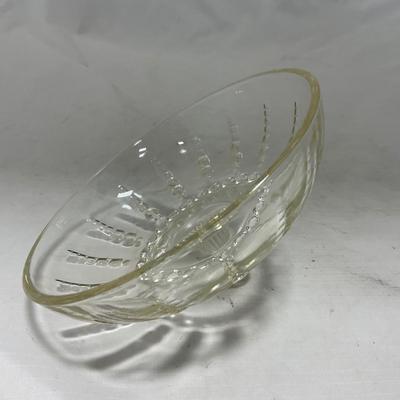 -82- Clear Glass Set of Two | Small Butter Dishes
