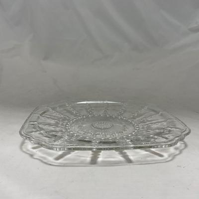 -82- Clear Glass Set of Two | Small Butter Dishes