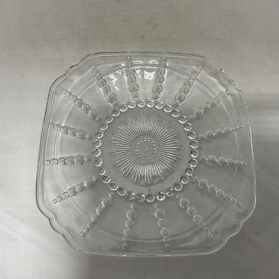 -82- Clear Glass Set of Two | Small Butter Dishes