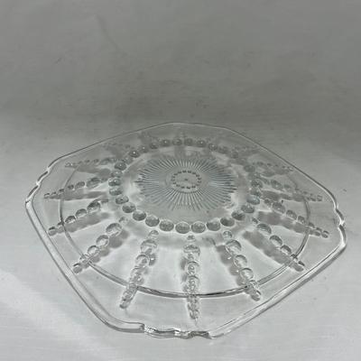 -82- Clear Glass Set of Two | Small Butter Dishes