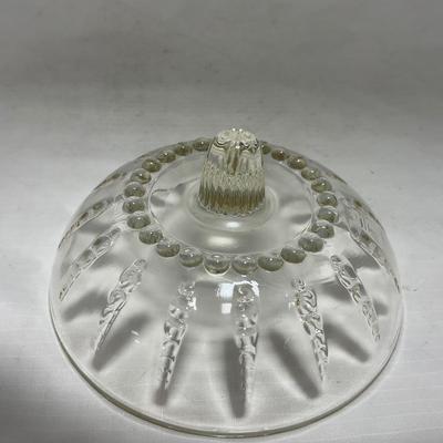 -82- Clear Glass Set of Two | Small Butter Dishes