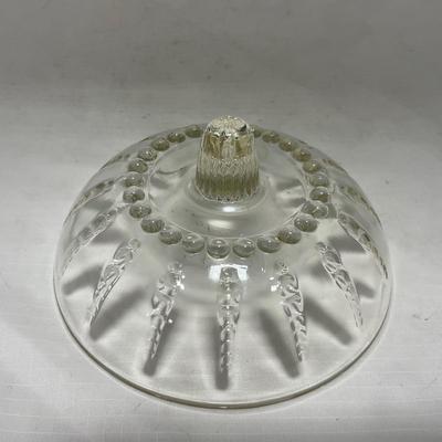 -82- Clear Glass Set of Two | Small Butter Dishes