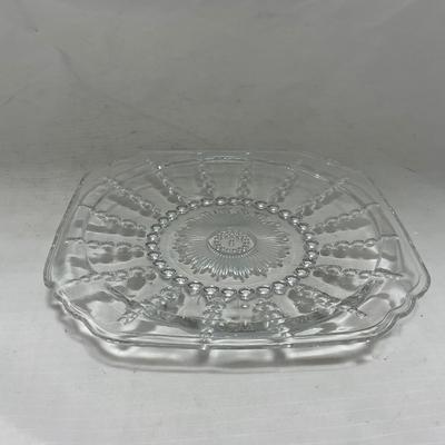 -82- Clear Glass Set of Two | Small Butter Dishes
