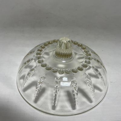 -82- Clear Glass Set of Two | Small Butter Dishes