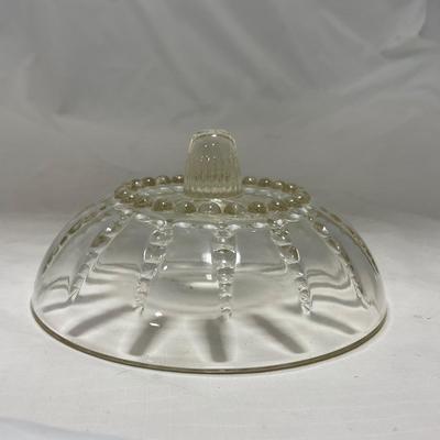 -82- Clear Glass Set of Two | Small Butter Dishes