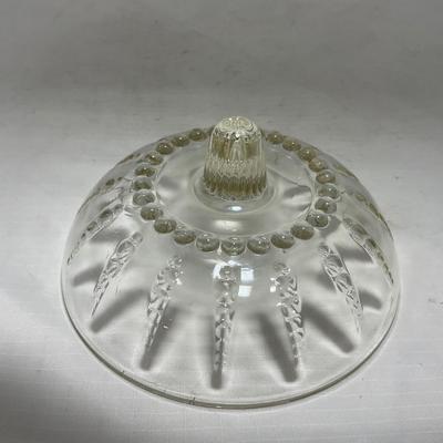 -82- Clear Glass Set of Two | Small Butter Dishes