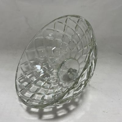 -84- Clear Glass | Matching Set of Three | Covered Butter Dishes