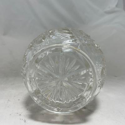 -91- Clear Cut Glass | Sugar & Creamer Set