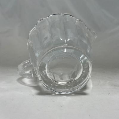 -92- Clear Glass | Simple Creamer & Sugar Set
