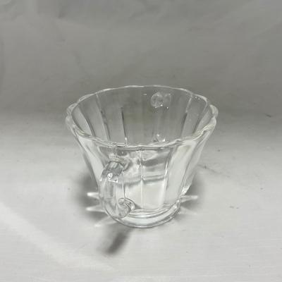 -92- Clear Glass | Simple Creamer & Sugar Set
