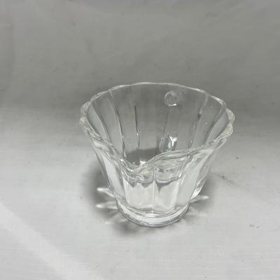 -92- Clear Glass | Simple Creamer & Sugar Set