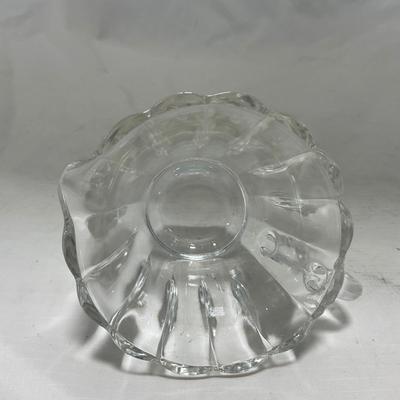 -92- Clear Glass | Simple Creamer & Sugar Set