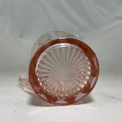 -93- Pink Depression Glass | Sugar & Creamer Set