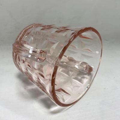-93- Pink Depression Glass | Sugar & Creamer Set