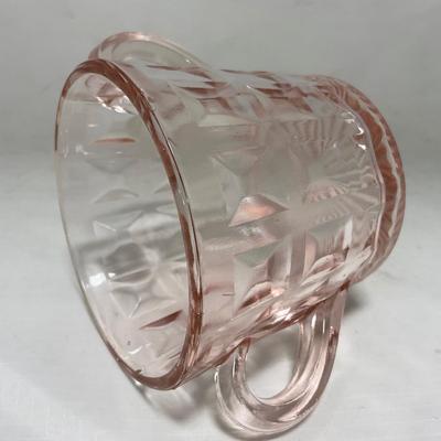 -93- Pink Depression Glass | Sugar & Creamer Set