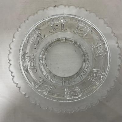 -99- Clear Glass | Tall | Covered Butter Dish