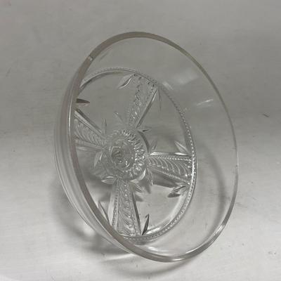 -99- Clear Glass | Tall | Covered Butter Dish