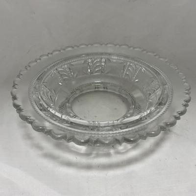-99- Clear Glass | Tall | Covered Butter Dish
