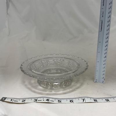 -99- Clear Glass | Tall | Covered Butter Dish