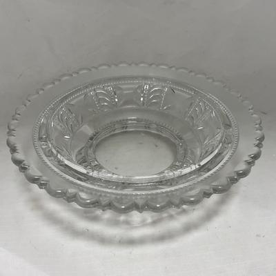 -99- Clear Glass | Tall | Covered Butter Dish
