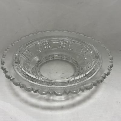 -99- Clear Glass | Tall | Covered Butter Dish