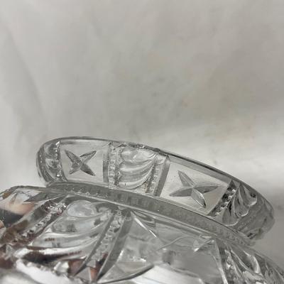-99- Clear Glass | Tall | Covered Butter Dish