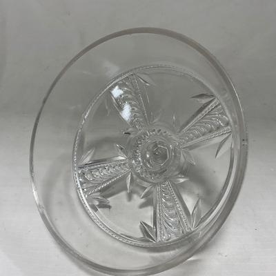 -99- Clear Glass | Tall | Covered Butter Dish