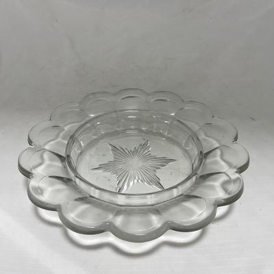 -101- Clear Glass | Covered Butter Dish