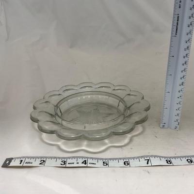 -101- Clear Glass | Covered Butter Dish