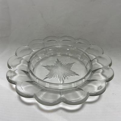 -101- Clear Glass | Covered Butter Dish
