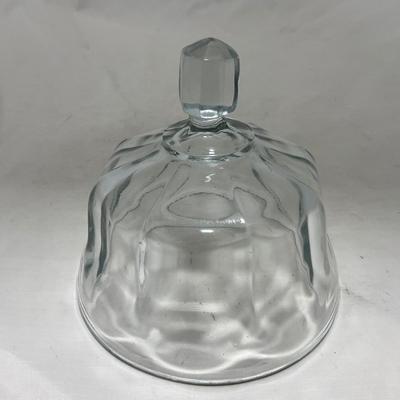 -101- Clear Glass | Covered Butter Dish
