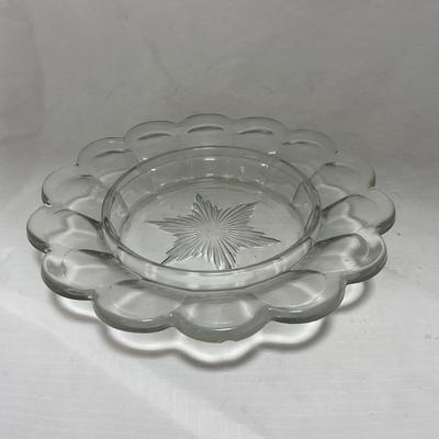 -101- Clear Glass | Covered Butter Dish