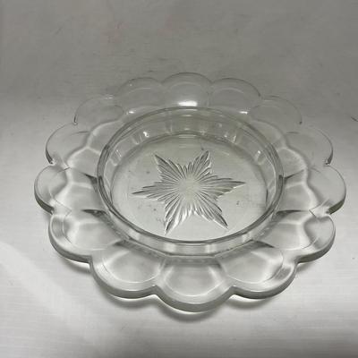 -101- Clear Glass | Covered Butter Dish