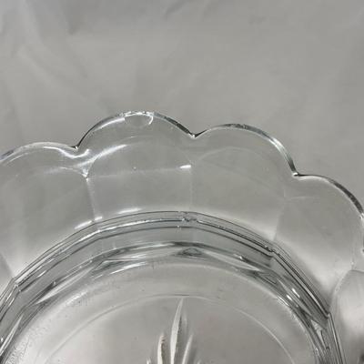 -101- Clear Glass | Covered Butter Dish