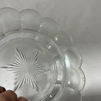 -101- Clear Glass | Covered Butter Dish