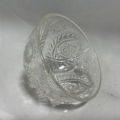 -114- Medium Sized | Clear Glass | Covered Butter Dish